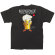 黒Tシャツ ビール キャラクター サイズ:S (64172)