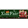 XmasFair緑 販促横幕 W1800×H600mm  (64661)