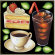 ショートケーキ・コーヒー ボード用イラストシール (68530)