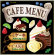 リボン CAFE MENU ボード用イラストシール (69055)