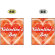 Valentines Day (オレンジ地　バックに大きなハートの絵) ミニフラッグ(遮光・両面印刷) (69582)