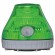 携帯型LED回転灯 ニコPOT カラー:緑 (VL08B-003DG)