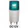LED回転灯 ニコミニ Φ45 DC12V 緑 規格:回転のみ (VL04M-D12NG)
