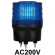 LED回転灯 ニコトーチ Φ90 AC200V 青 規格:マグネット仕様 機能:回転 (入力制御無し) (VL09R-200NB/M)