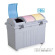 樹脂製ゴミ箱 エコ3分別ゴミボックス (カラー) (DS-193-100-0)