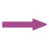 配管識別方向表示アルミステッカー赤紫矢印 10枚1組 サイズ:15×100×30×40mm (193375)
