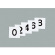 50mm角数字札 仕様:0〜9 5枚1組 (228043)