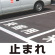 道路表示シート 「止まれ」 黄ゴム 500角 (835-048Y)