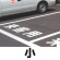 道路表示シート 「小」 白ゴム 500角 (835-061W)