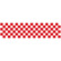 ロール幕 (3821) 市松模様 紅白 H600×W10200mm