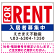 FOR RENT 入居者募集中 タイトル風デザイン オリジナル プレート看板 W600×H450 エコユニボード (SP-SMD329-60x45U)