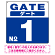 ゲート(GATE) 入り口番号表示 希望数字入れ 背景カラー/白文字 オリジナル プレート看板 ブルー 300角 エコユニボード (SP-SMD465E-30U)