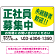 正社員募集中 未経験者歓迎 大きな文字デザイン 求人募集看板 オリジナル プレート看板 グリーン W450×H300 エコユニボード (SP-SMD642C-45x30U)