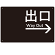 モノトーン調 出口 案内板 オリジナルプレート看板 出口/右矢印/ブラック W450×H300 エコユニボード(SP-SMD793AR-45x30U)