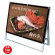 化粧ビス式ポスター用スタンド看板 B1ヨコ ロータイプ 片面ブラック (PSSK-B1YLKB)