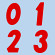 アドインレタ 23-82 数字の「2」 H23・30片×10シート