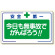 安全標語標識 今日も無事故でがんばろう (336-25)