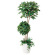 光触媒 人工観葉植物 ベンジャミンダブルフェイス1.8植栽付 (高さ180cm)