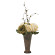 アースカラーローズ (造花) 高さ47cm 光触媒機能付 (763A35)
