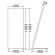 ■寸法図:L-1435スタンド