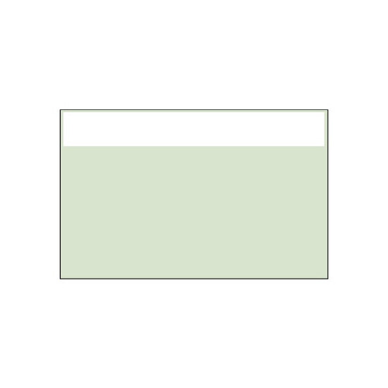 配管識別シート（大） 帯色：白（マンセル値N9.5） (414-26)
