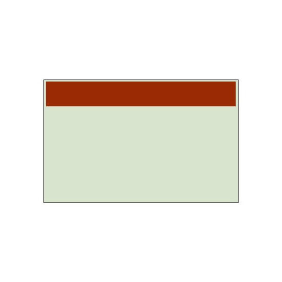 配管識別シート（小） 帯色：暗い赤（マンセル値10R 3.5/7） (416-05)
