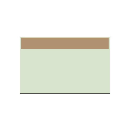 配管識別シート（小） 帯色：うすい茶（マンセル値10YR 6/3） (416-10)