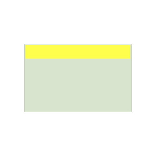 配管識別シート（小） 帯色：明るい黄（マンセル値7.5Y 8.5/11） (416-24)