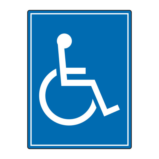 路面貼用シートユニロードフィット 身障者マーク (835-82)