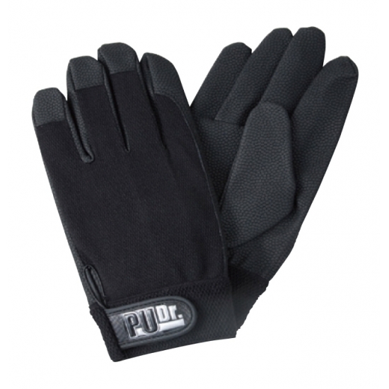手袋 PUドクターブラック サイズ:LL (379-3BK-LL)