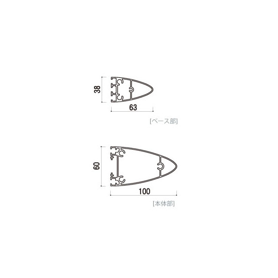 ■フレーム断面図