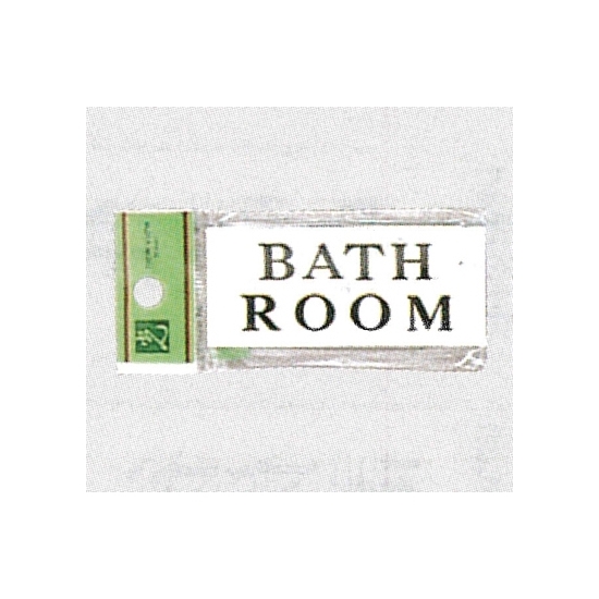 表示プレートH トイレ表示 アクリル 表示:BATH ROOM (バスルーム) (UP370-14)