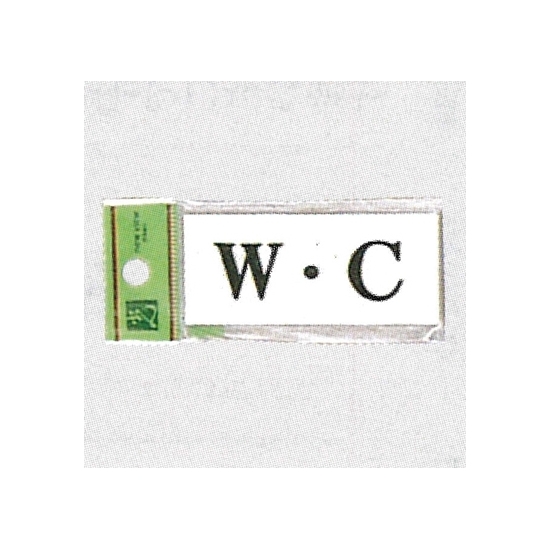 表示プレートH トイレ表示 アクリル 表示:W・C (UP370-15)