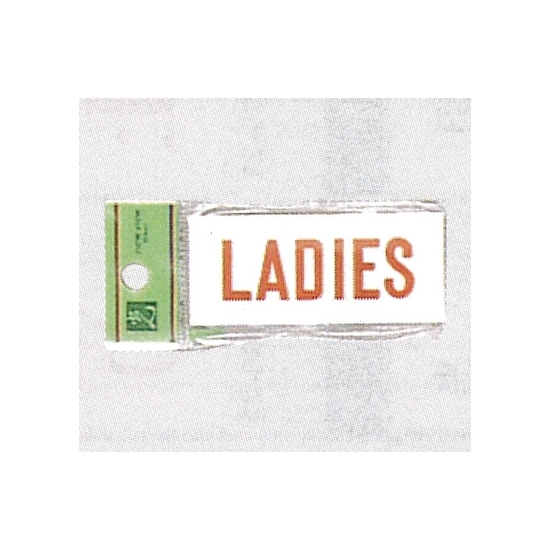 表示プレートH トイレ表示 アクリル 表示:LADIES (レディース) (UP370-4)