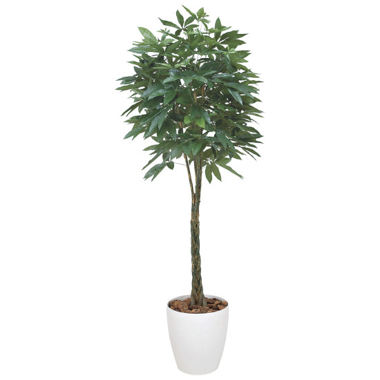光触媒 人工観葉植物 造花 パキラ 2.0 (高さ200cm)