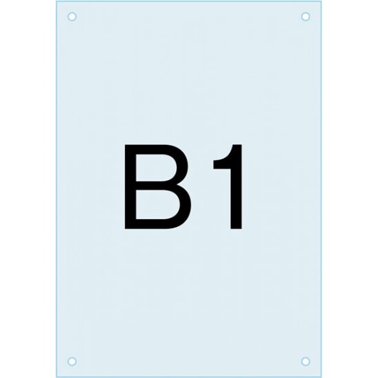 ポスタースタンド看板用アクリル板 B1 (PSAC-B1)