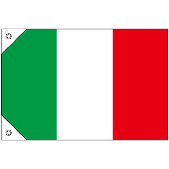販促用国旗 イタリア サイズ:ミニ (23652)