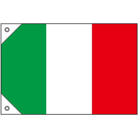販促用国旗 イタリア サイズ:ミニ (23652)