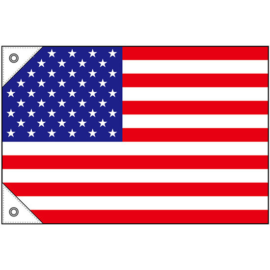 販促用国旗 アメリカ サイズ:ミニ (23724)