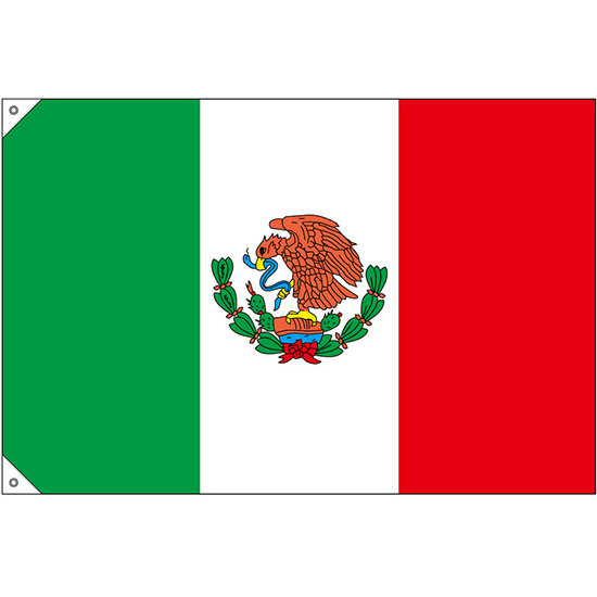 販促用国旗 メキシコ サイズ:小 (23731) ※受注生産品