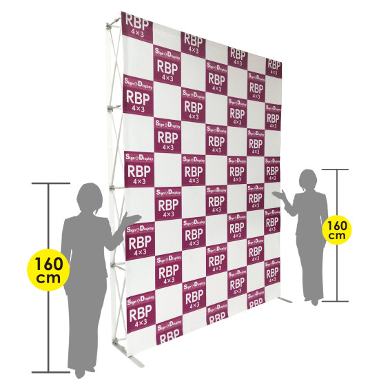 楽々！バックパネルスタンド 4×3 ハイタイプ (W2265×H3005) ※器具のみ ※欠品中・4月中旬以降出荷予定商品 (予約販売品)