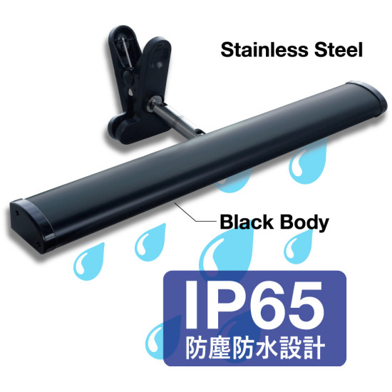 クリップ式パネル用LEDライト 屋外用 IP65 防塵防水設計 (G-LIGHT-WATERPROOF)