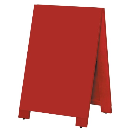 木製A型案内板 mini カラー:赤 (WA60-RS)