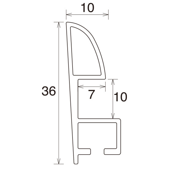 ■LEANの断面図