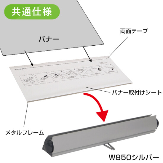 ■取付・取替はマグネットでワンタッチ!!