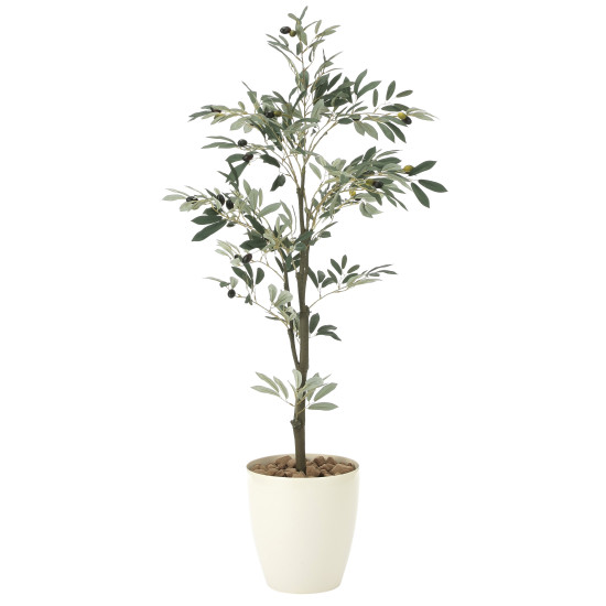 光触媒 人工観葉植物 オリーブツリー1.3 (高さ130cm)
