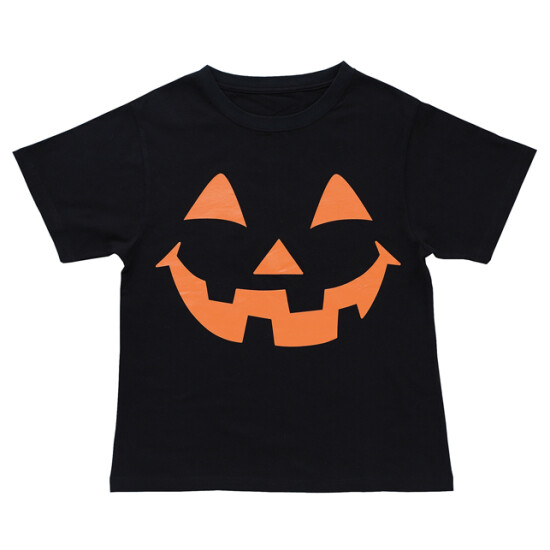 【2024年秋商品】パンプキンブラックTシャツ L(No175-1707)