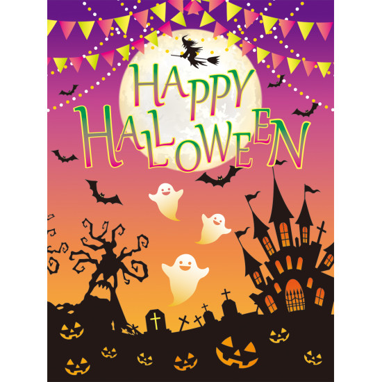 バックスクリーンシートピンクハロウィン No 163 1303 販促用品通販のサインモール バックスクリーンシートピンクハロウィン No 163 1303 販促用品通販のサインモール