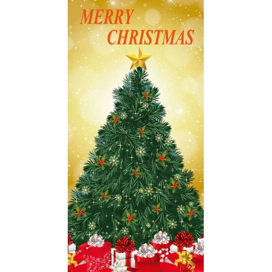 【2024年商品】ボタン付きタペストリーゴールドクリスマス (No.043701)