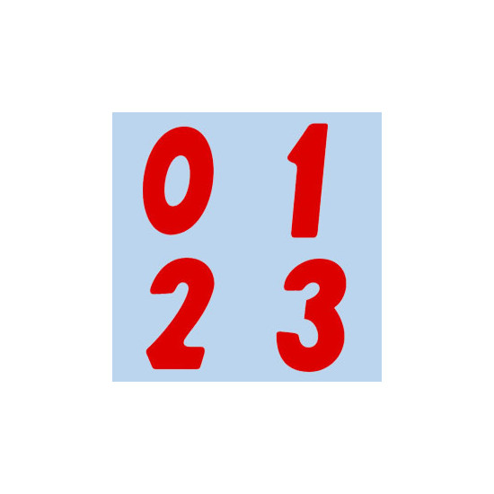 アドインレタ 23-83 数字の「3」H23・30片×10シート